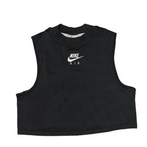 Dark gray/black Nike air cropped top. Worn twice. Excellent condition